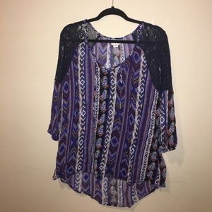 Colorful Comfy Blouse