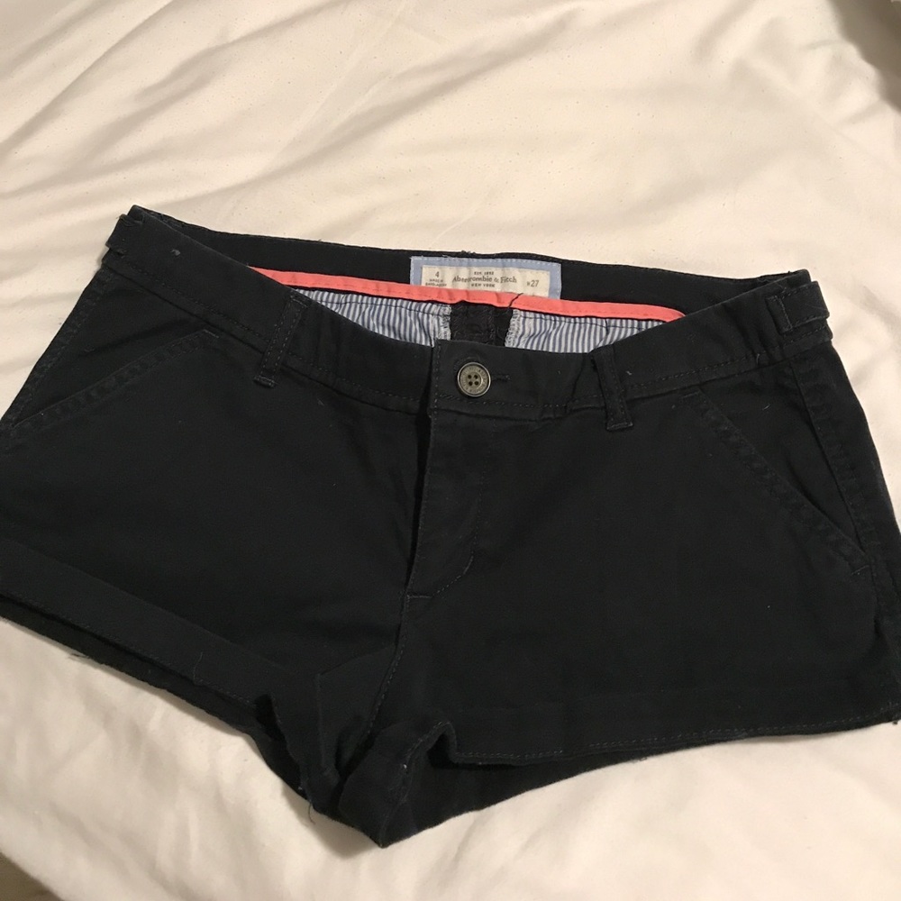 Navy blue Abercrombie and Fitch shorts