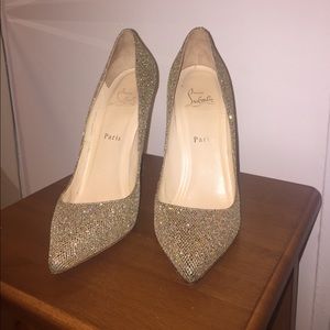 Christian Louboutin So Kate Glitter Pumps