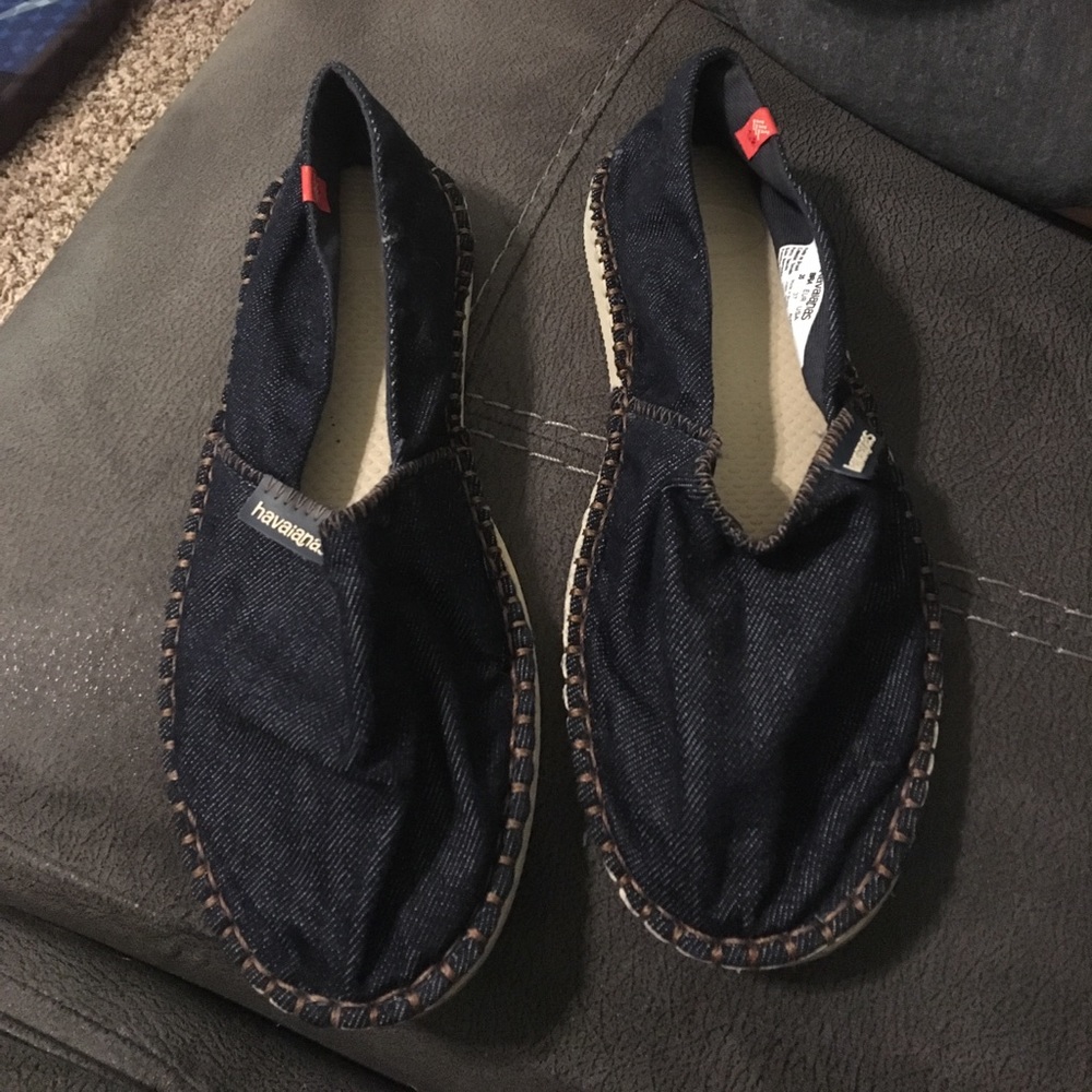 havaianas espadrilles Navy and Kaki