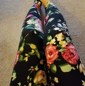 3XL floral leggings
