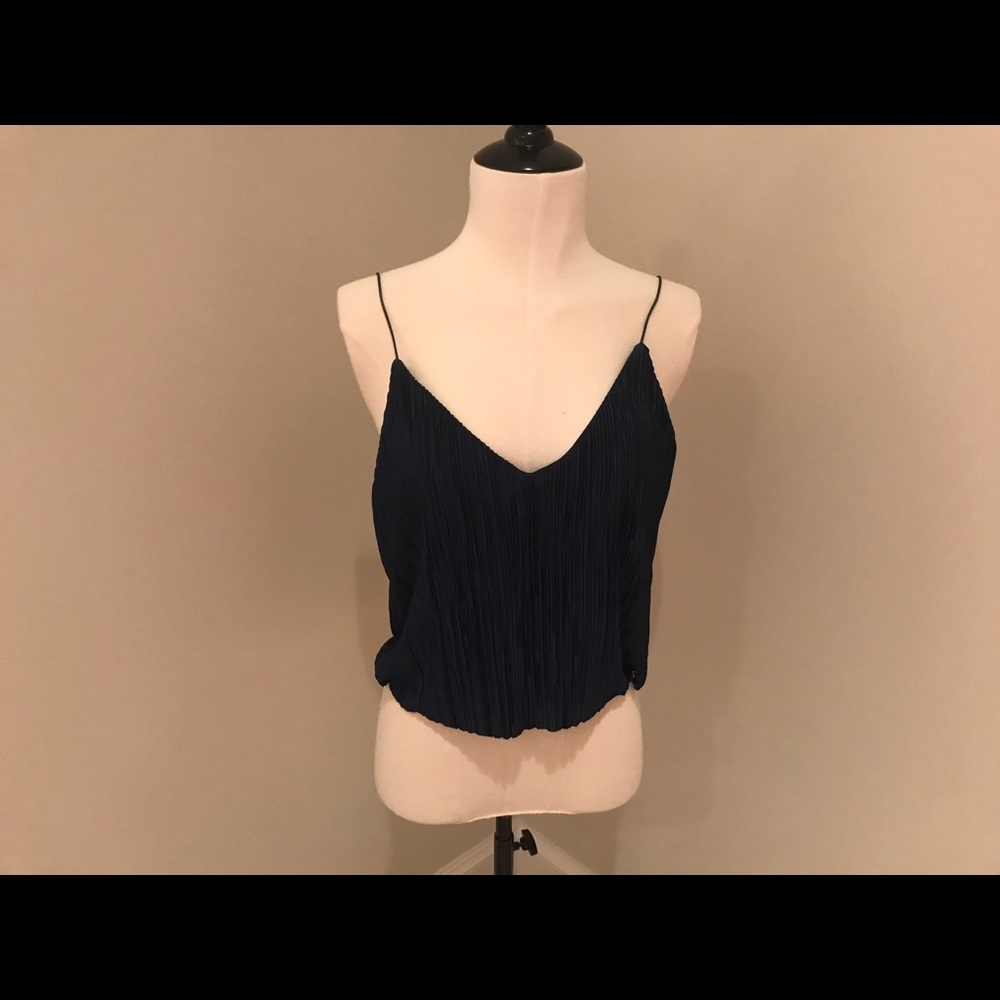 Navy blue tank top