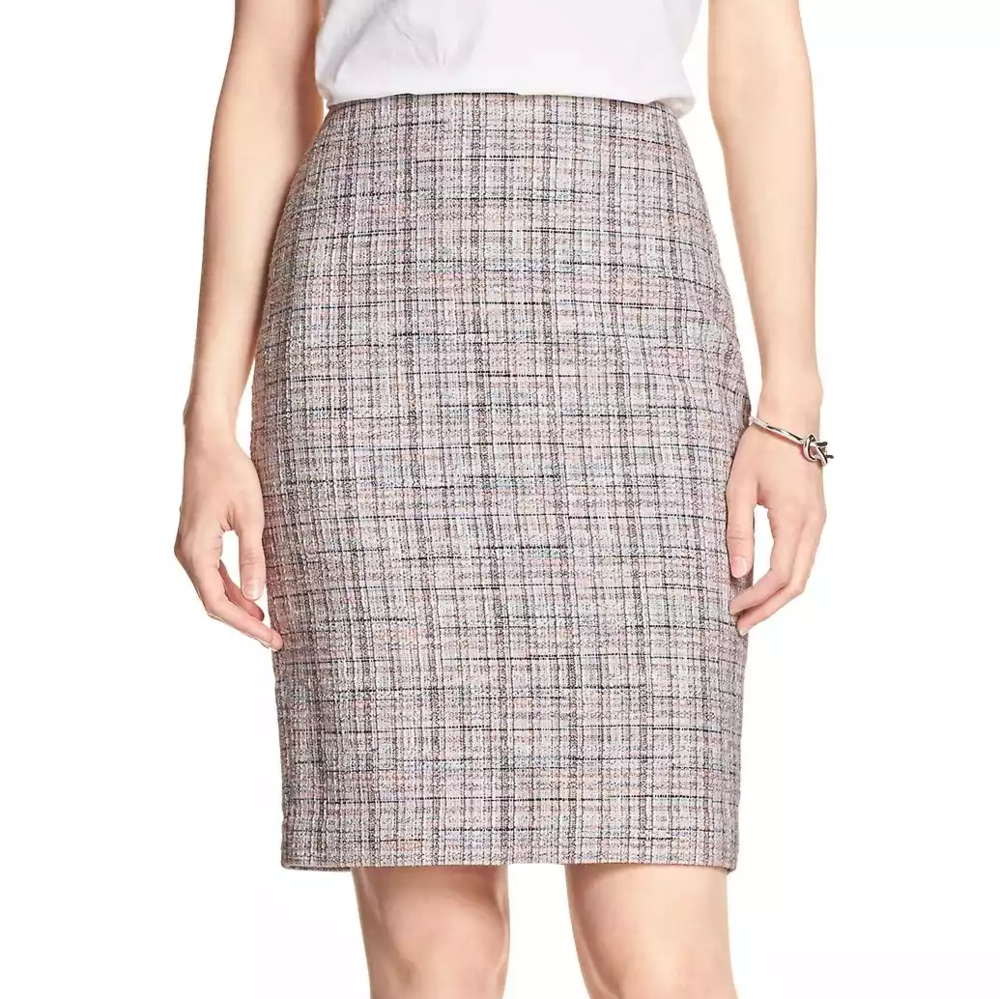 Banana Republic Factory Tweed Boucle Pencil Skirt