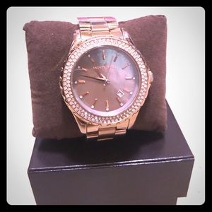 Michael Kors Rose Gold Pearl face Watch