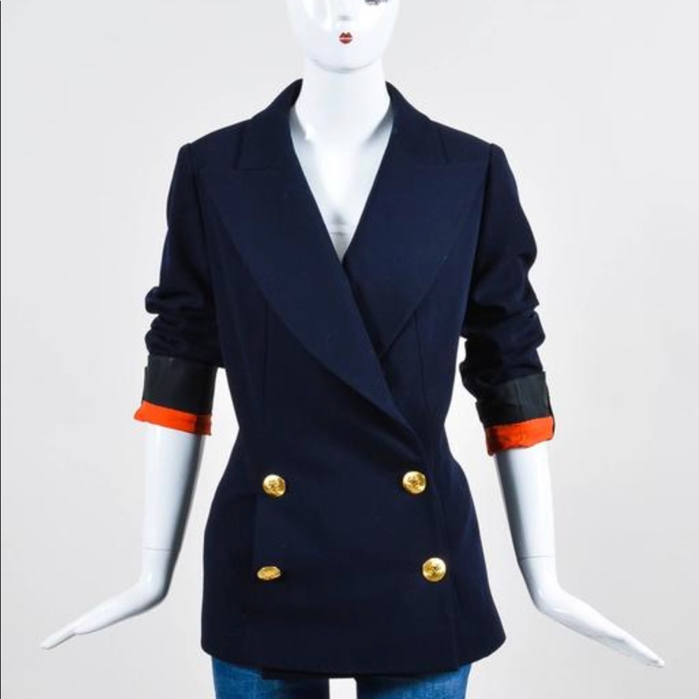 Chanel navy blazer