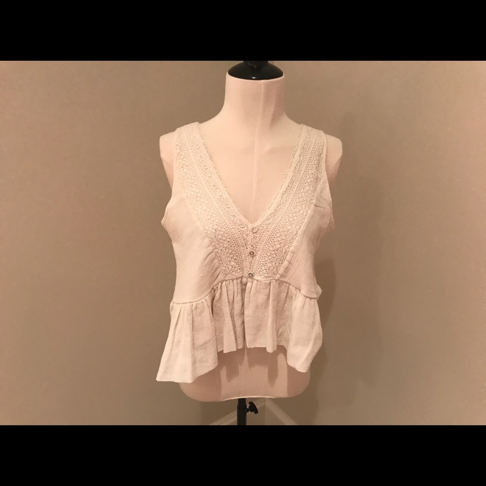Peplum tank top