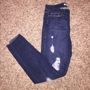 Good American good legs darkwash jeans highwasted