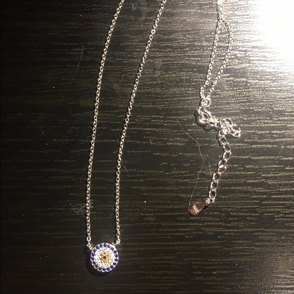 925 sterling silver evil eye necklace - Picture 3 of 3