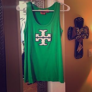 Tory Burch Lime Green tank