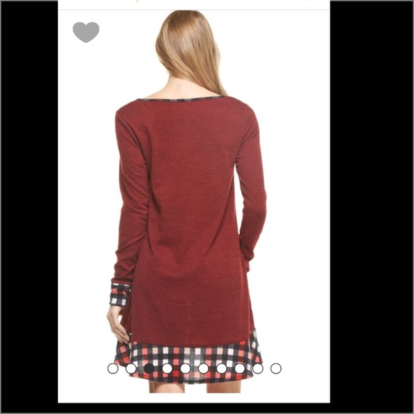 Sale🔥 French Terry plaid dress - Picture 5 of 8