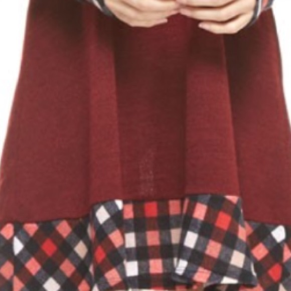 Sale🔥 French Terry plaid dress - Picture 8 of 8