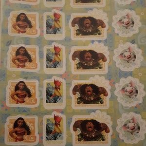 96 Moana stickers