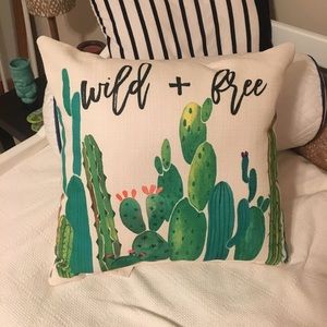 Cactus Throw Pillow