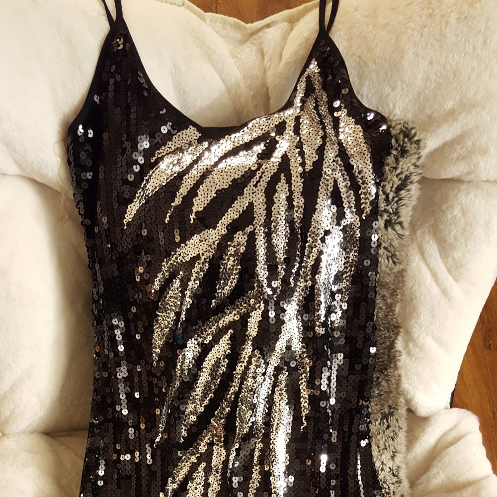 Sequenced Mini Dress