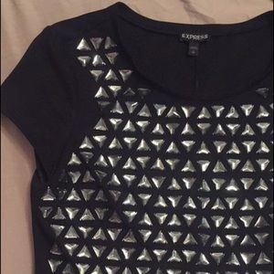 Black Express Crop Top