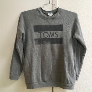 TOMS CREW NECK SWEATSHIRT