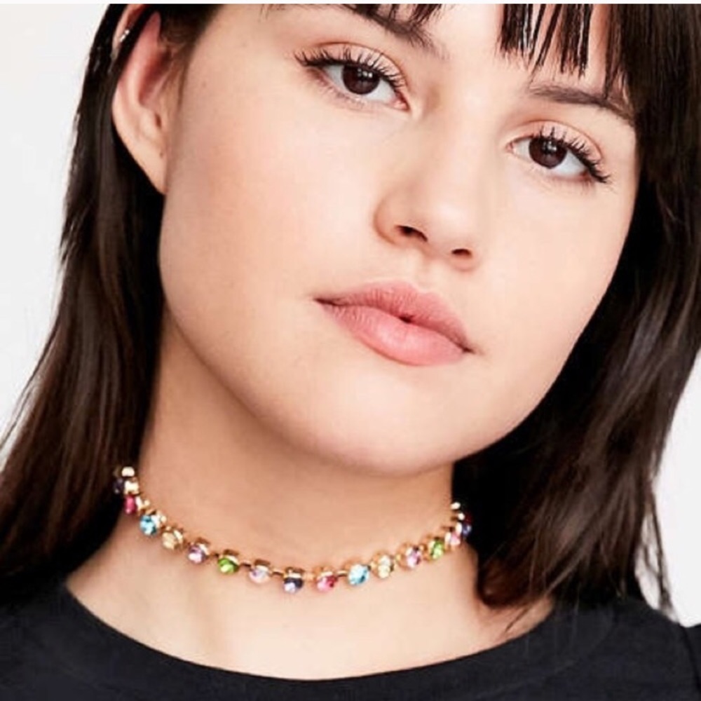 Eleni Rainbow Choker Necklace