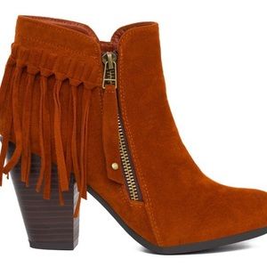 Rust western booties