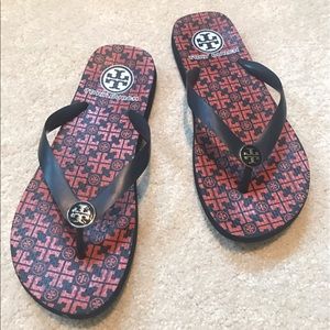 Tory butch flip flops