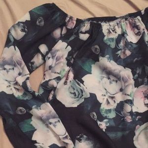 Floral Off the Shoulder Blouse