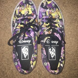 Unisex Disney villain vans shoes LIMITED EDITION