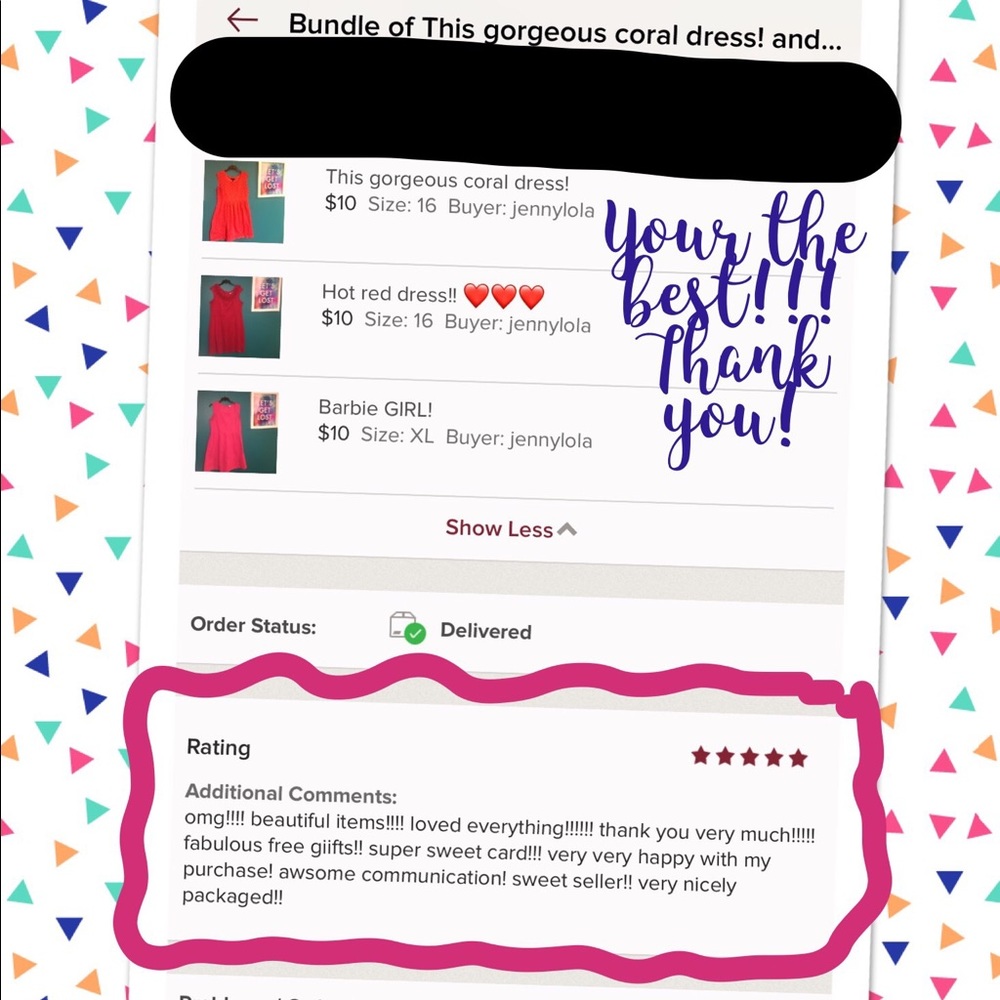 Another 5 Star!! ⭐️💕⭐️💕⭐️💕⭐️💕⭐️