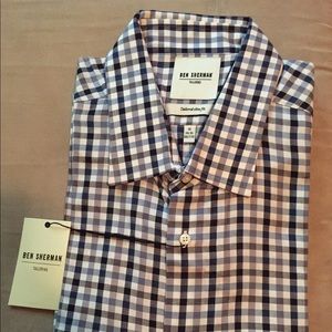NWT Ben Sherman Men's Tailored SlimFit Dress Shirt