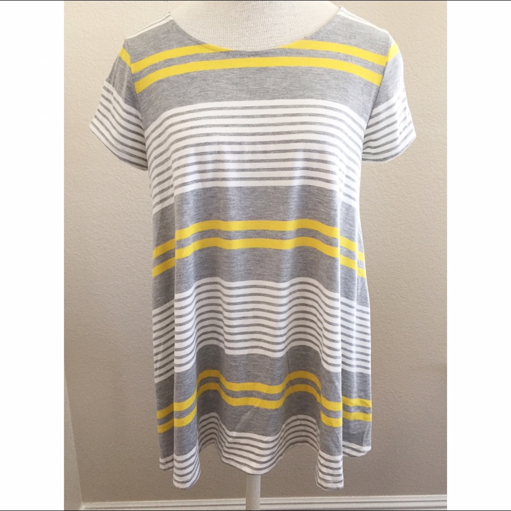 Anthropologie Puella Striped Swing Tee