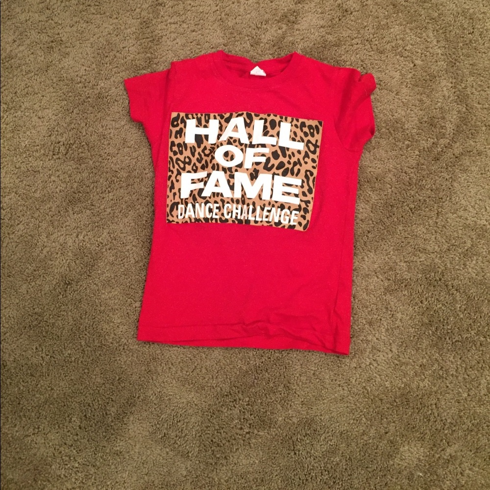 Red Hall of Fame Dance Challenge T Shirt!