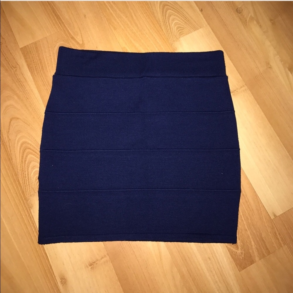 Navy Blue Skirt
