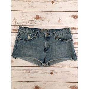 PAPER DENIM & CLOTH Denim Light Blue Wash Shorts