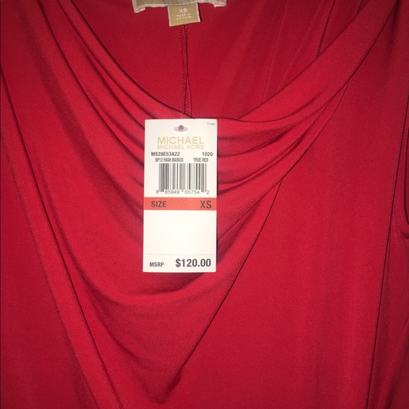 Michael Kors Red Dress Size XS - Picture 2 of 4