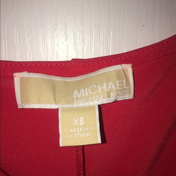 Michael Kors Red Dress Size XS - Picture 3 of 4