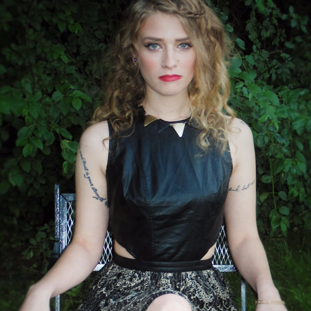 Leather & Lace Party Dress
