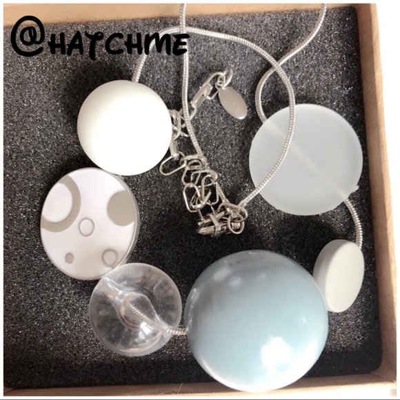 Circle & Ball Power Statement Necklace - Picture 2 of 2