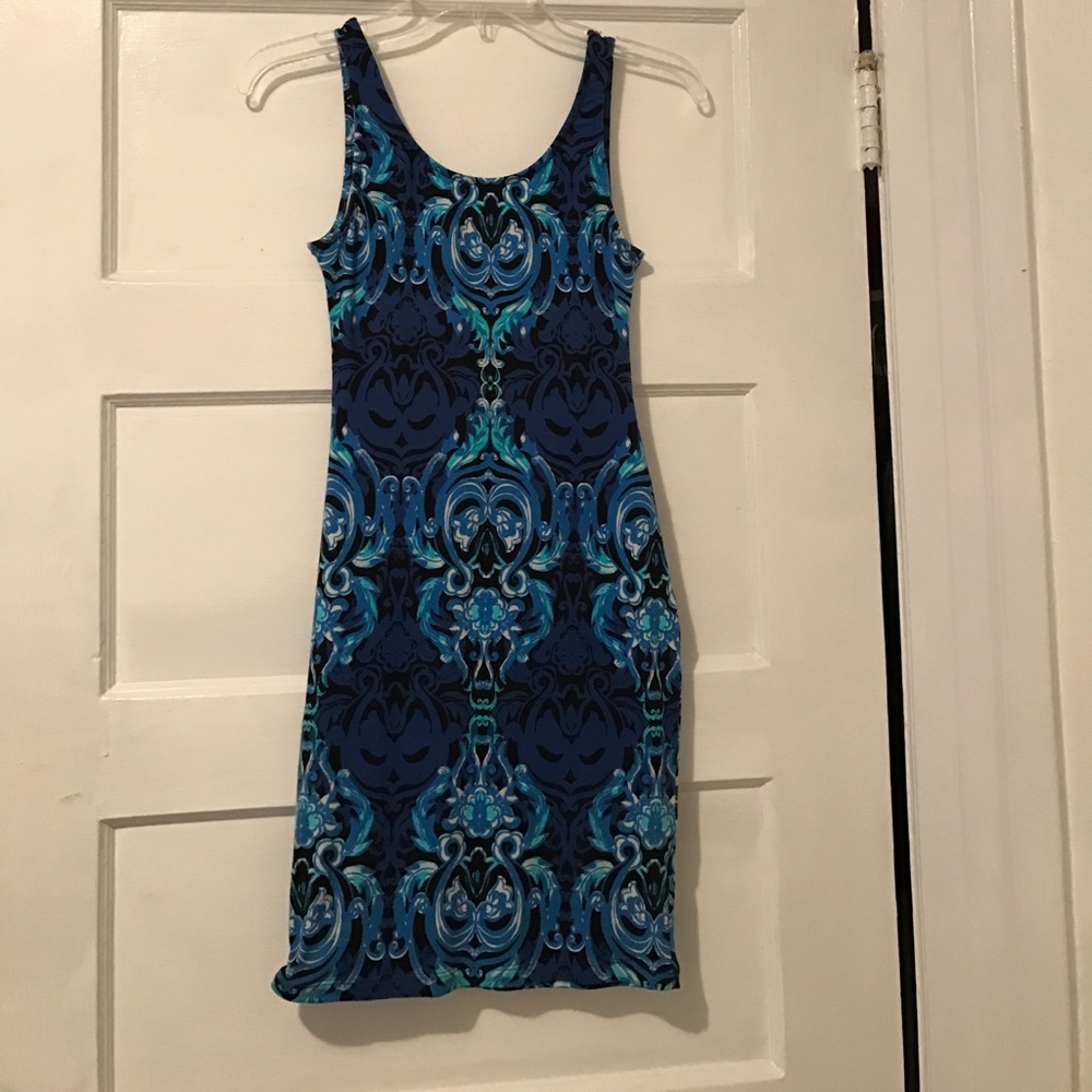 WAYF Body con dress with swoop back