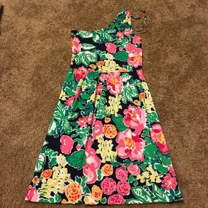 Lilly Pulitzer One-Shoulder Dress