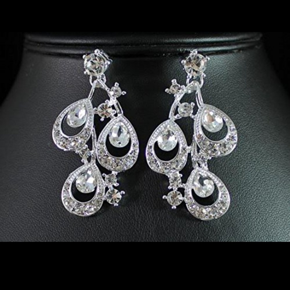 Crystal Peacock Bridal/Pageant Set