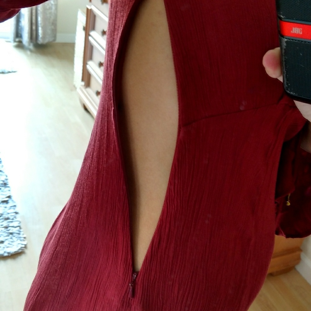 Free People Fall Festival Cold Shoulder Rust XS - Picture 6 of 8