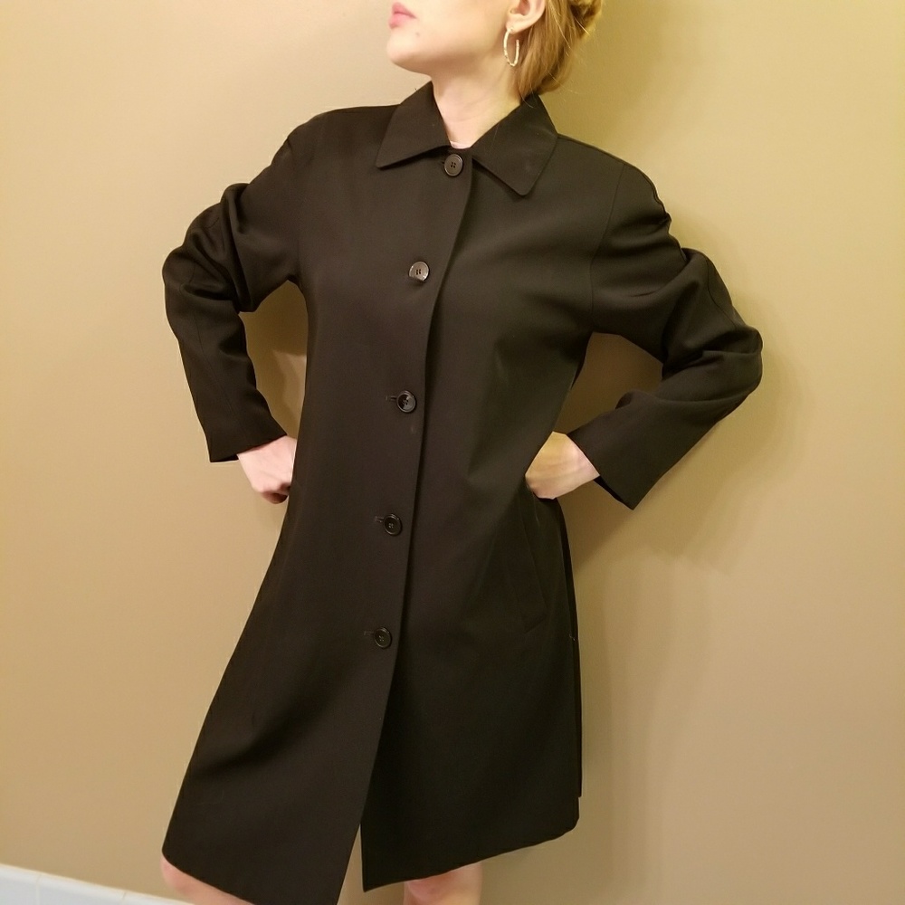 Beautiful Black Raincoat