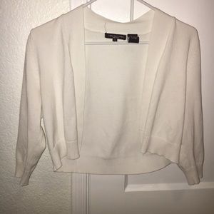 White Mid Back Sweater