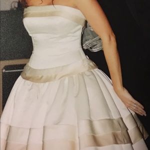 Wedding dress- fits size 6-8. Preserved in a box