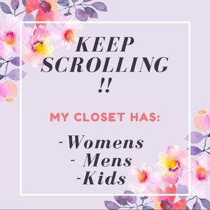We carry Women's, Mens, and Kids Clothes!!!