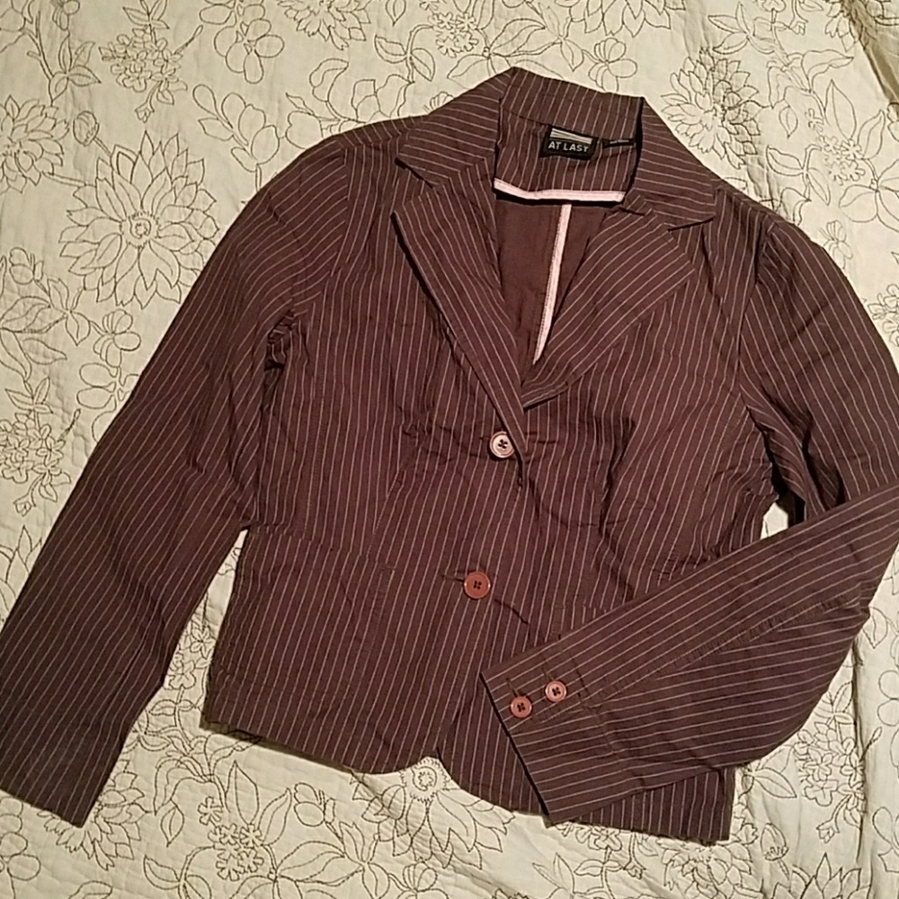 Brown blazer