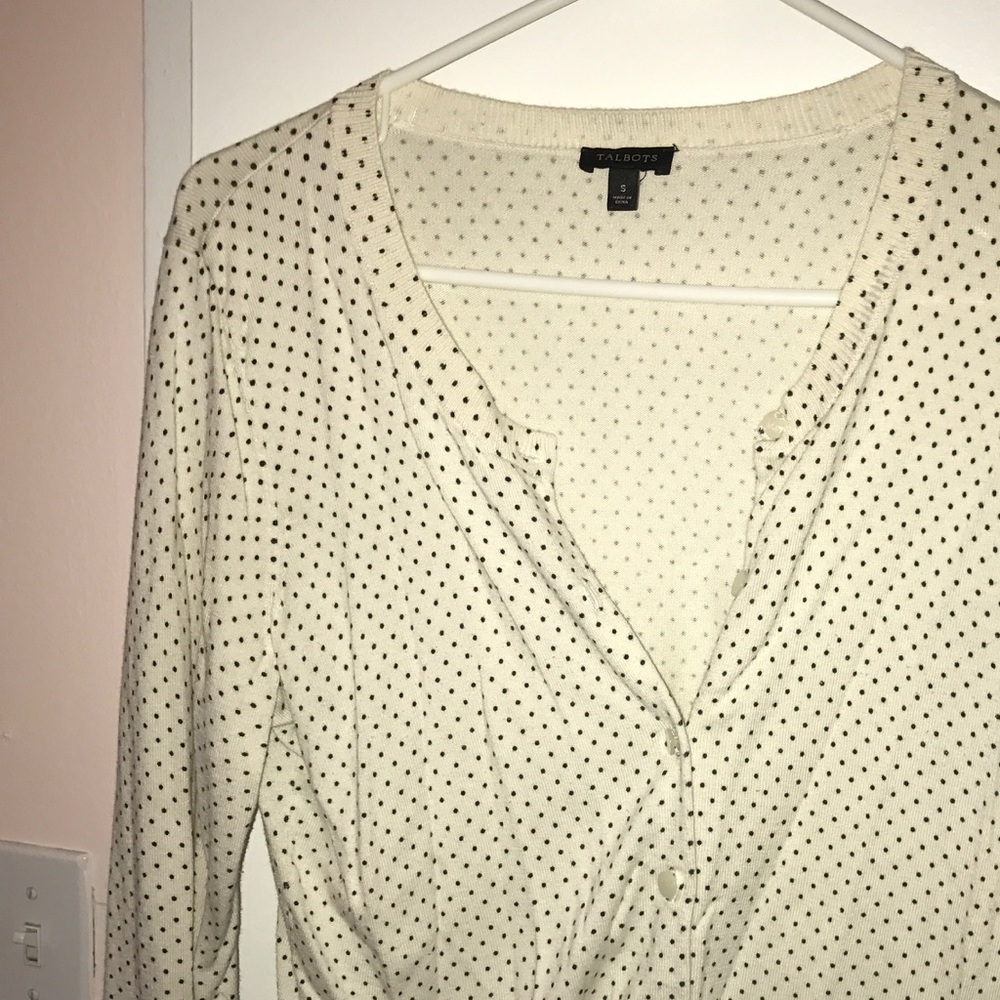 Polka dot cardigan