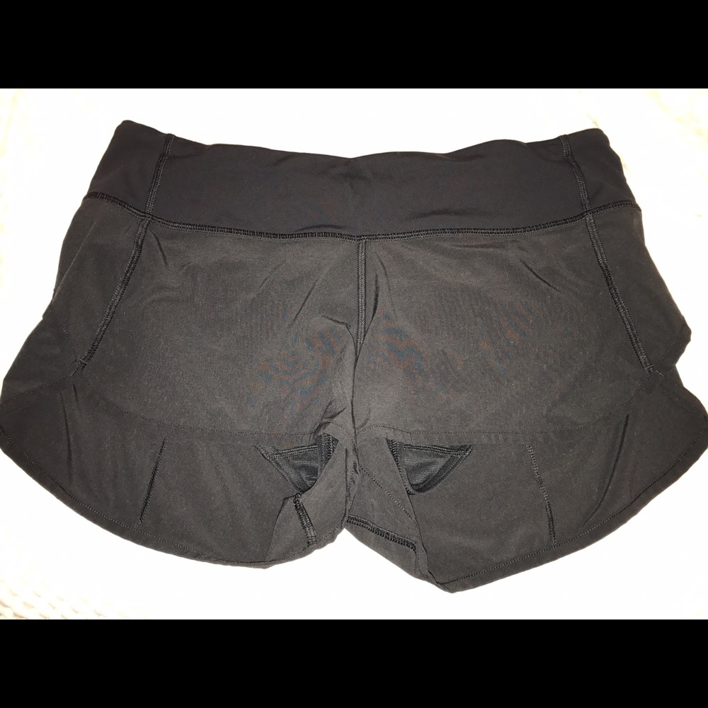 Lululemon all black speed short