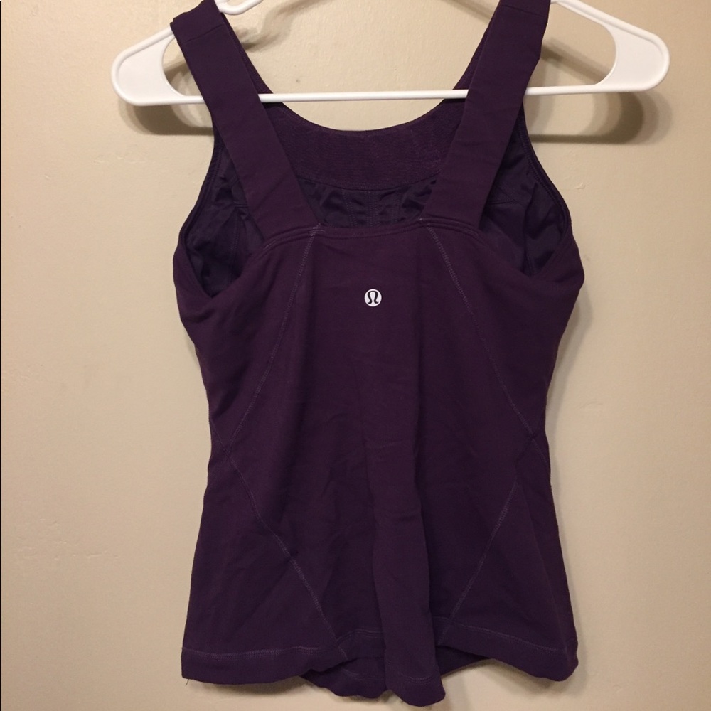 Lululemon purple shimmel top