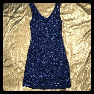 Royal blue sequin dress! VEGAS/BDay Dress!