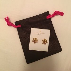 Kate spade bow earrings