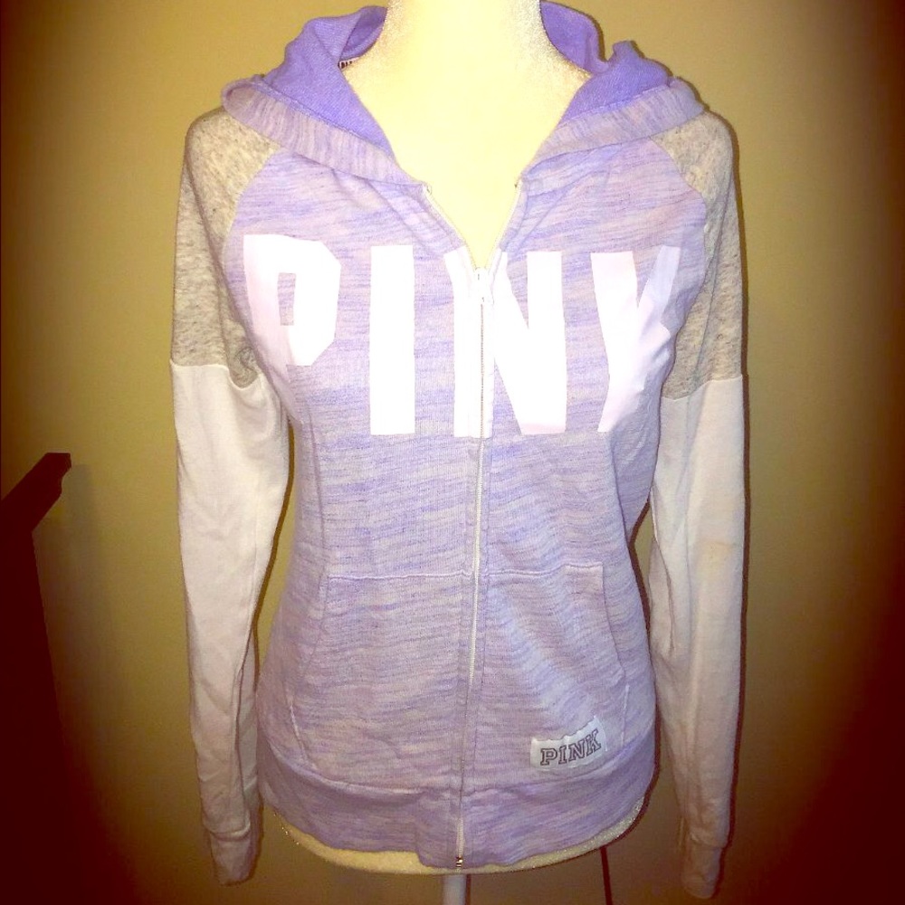 ❌❌SOLD❌❌Victoria Secret Pink Full Zip Hoodie